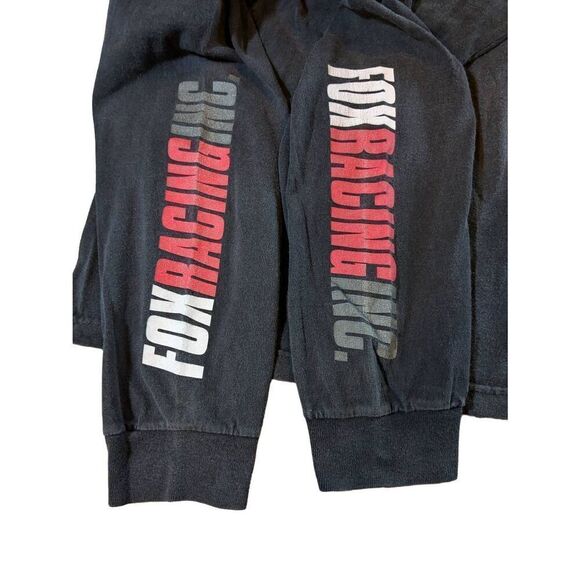 Fox Racing vintage down arm spell out long sleeve t-shirt. Size L - Picture 3 of 8